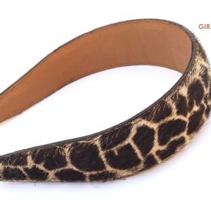 Wardani, 4cm Wide leather headband stitched edges, pebbled leather, handcrafted & handmade in Brooklyn top USA 1.6” wide